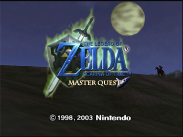 Legend of Zelda Ocarina of Time Master Quest for Nintendo GameCube