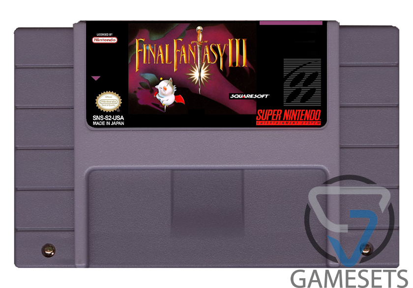 FINAL online FANTASY III 3 Super Nintendo SNES Great Condition