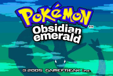 Pokemon Obsidian Emerald Version - GBA