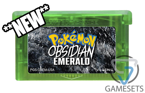 Pokemon Obsidian Emerald Version - GBA