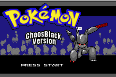 Pokemon Chaos Black Version - GBA-D