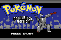 Pokemon Chaos Black Version - GBA-D