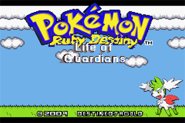 Pokemon Ruby Destiny Life of Guardians - GBA