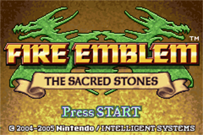 Fire Emblem The Sacred Stones - GBA