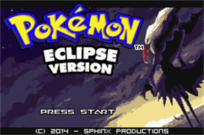 Pokemon Eclipse Version - GBA