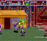 Teenage Mutant Ninja Turtles IV: Turtles in time - SNES