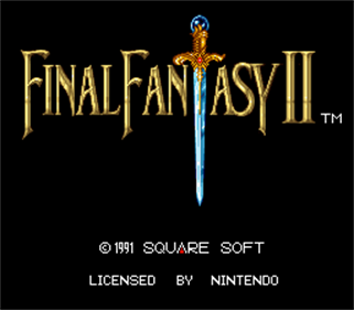 Final Fantasy II - SNES