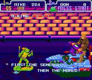 Teenage Mutant Ninja Turtles IV: Turtles in time - SNES