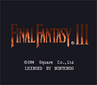 Final Fantasy III - SNES