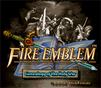 Fire Emblem Genealogy of the Holy War - SNES Japanese