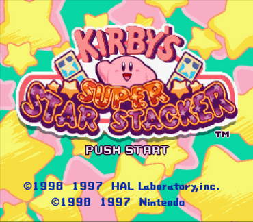 Kirby Super Star Stacker - SNES English Port