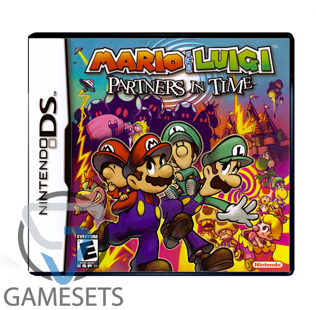 Mario & Luigi Partners in Time (With Box and Book)-DS