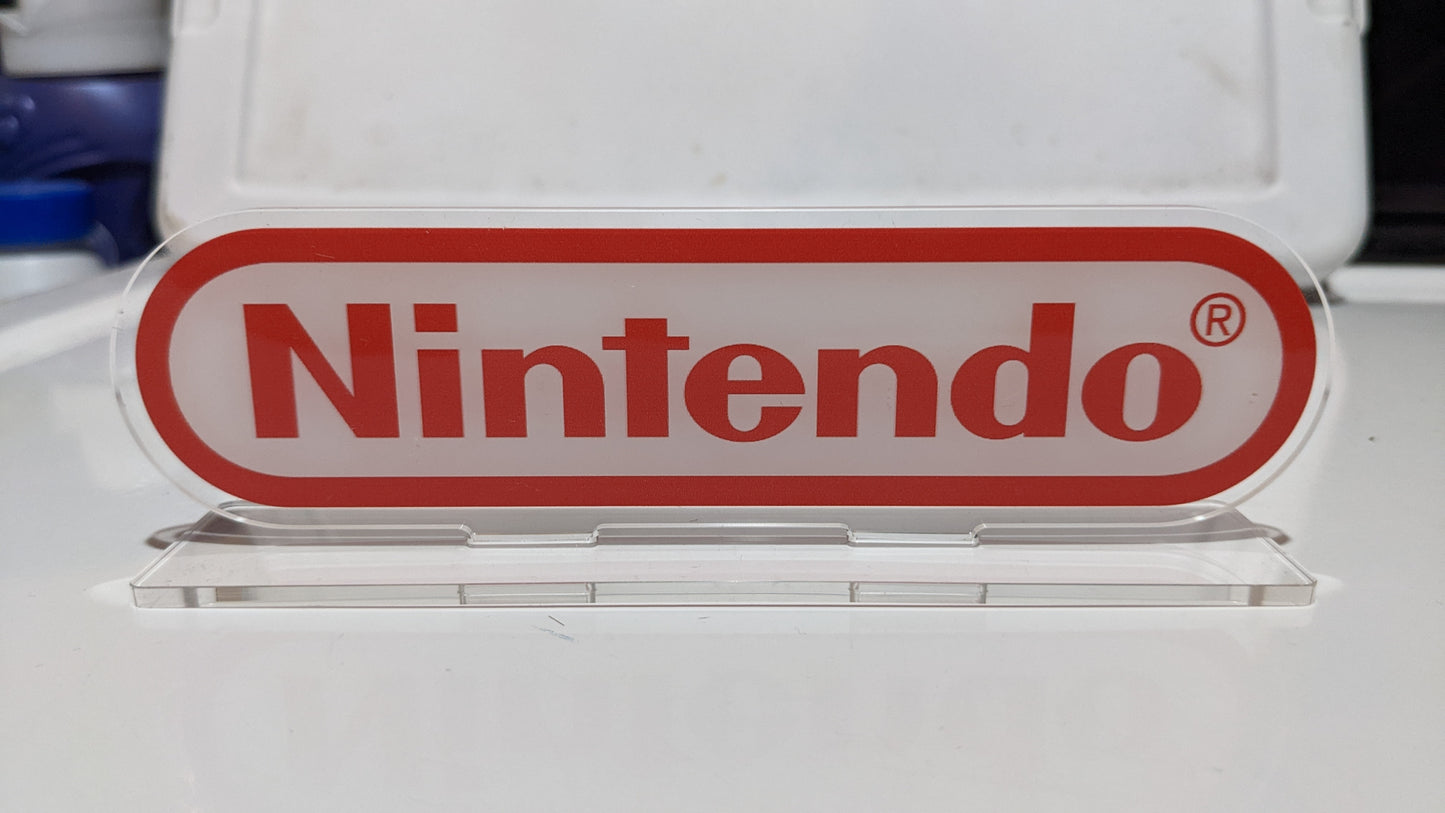 Nintendo Logo Acrylic Display