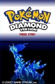 Pokemon Diamond Version (With Box and Book) -DS!