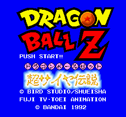 Dragon Ball Z Super Saiyan Densetsu - SNES English Port