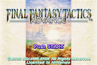 Final Fantasy Tactics Advance - GBA