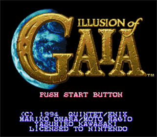 Illusion of Gaia - SNES