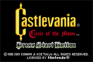 Castlevania Circle Of The Moon - GBA