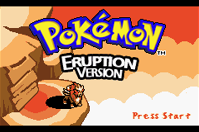 Pokemon Eruption Version - GBA-D