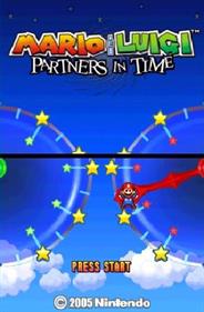 Mario & Luigi Partners in Time (With Box and Book)-DS