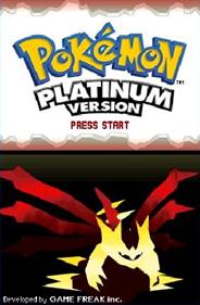 Pokemon Platinum Version (With Box and Book) -DS