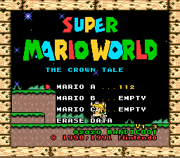 Super Mario World: The Crown Tale - SNES Homebrew