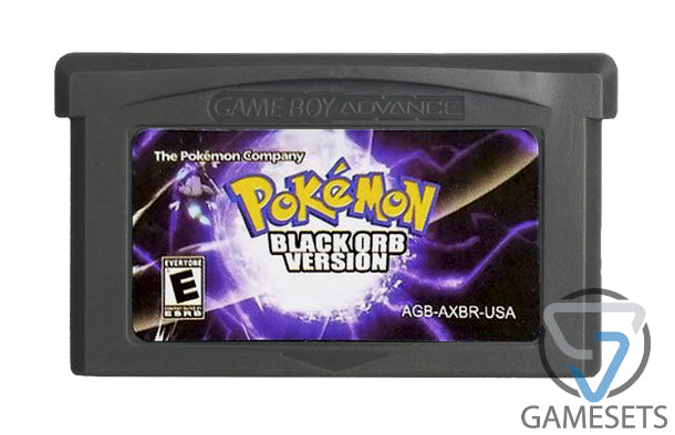 Pokemon Black Orb Version - GBA -D