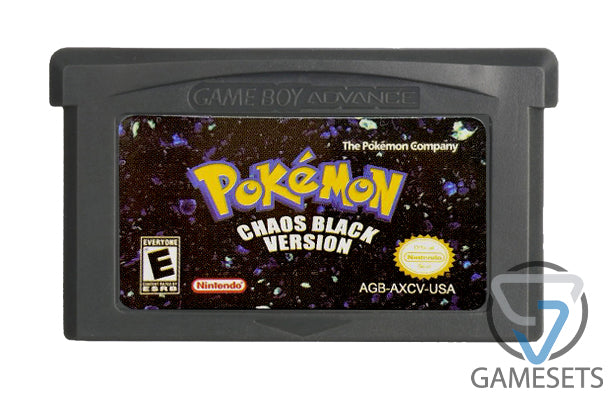 Pokemon Chaos Black Version - GBA-D