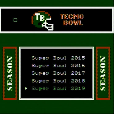 Tecmo Super Bowl Decades 2010-2019